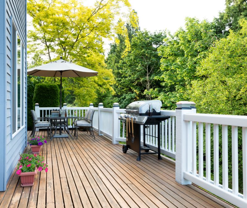 Elegant Deck with Seating