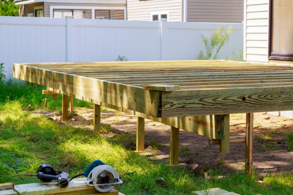 Elevated Deck Installation in Bentonville