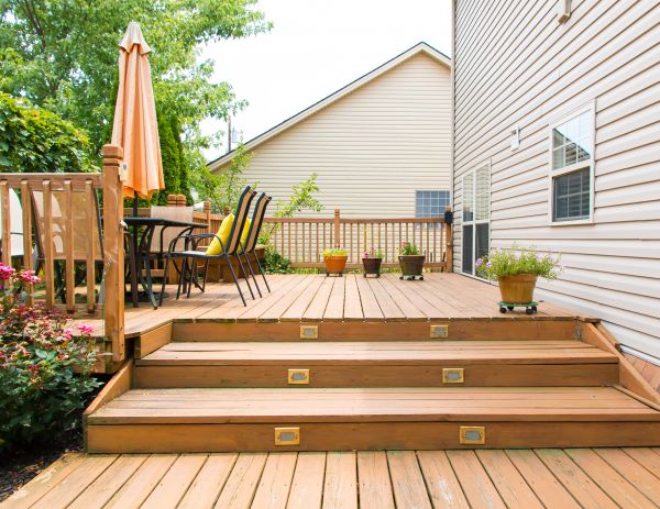 Wooden Patio Installation in Bentonville
