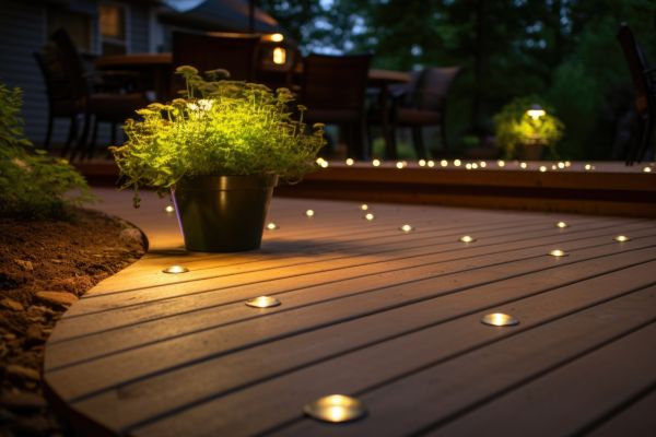 Ground Level Deck Construction in Bentonville